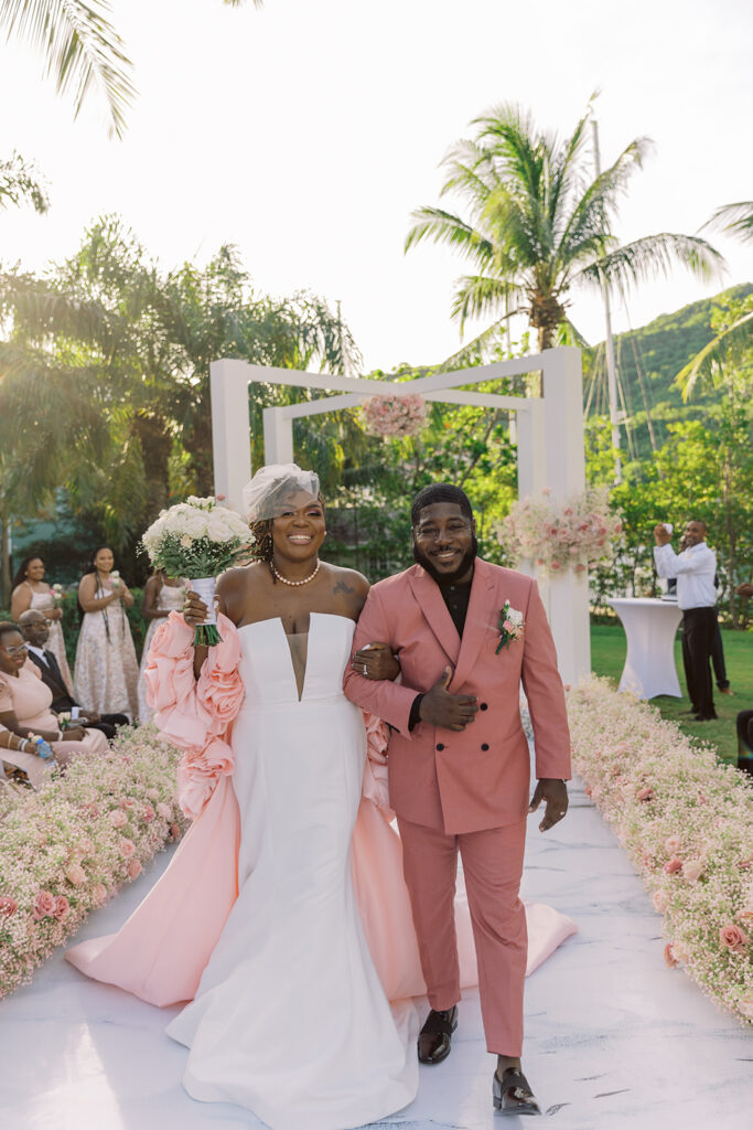 Krystal and Alonzo's Dreamy Tropical Garden Wedding in Marigot Bay
