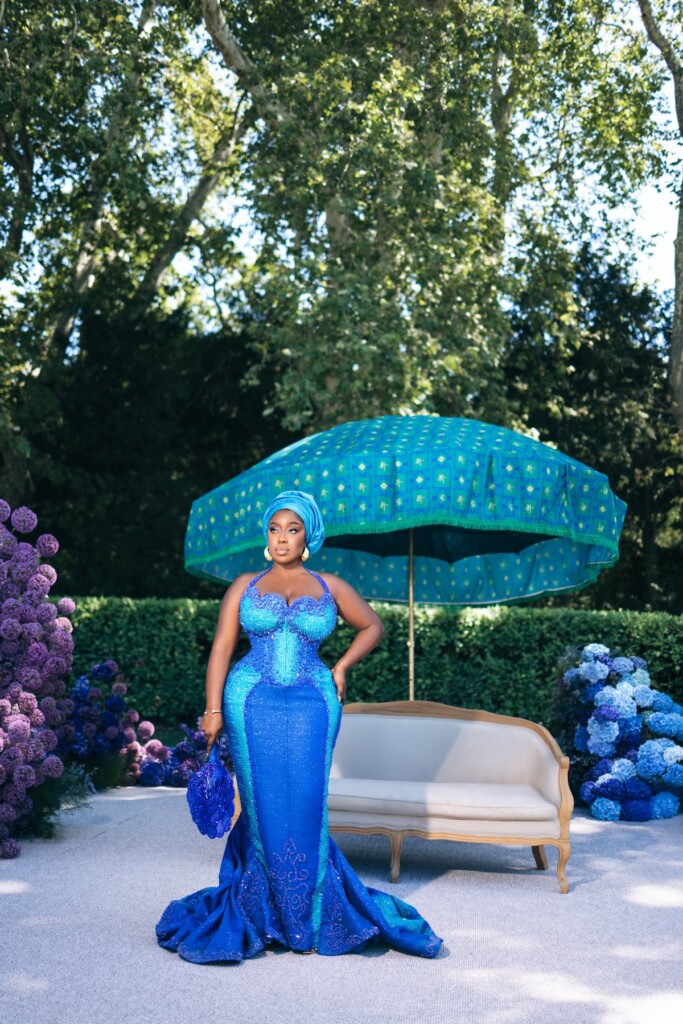 Ebony and Tony's 2-day nuptials, including a white wedding and traditional Ghanaian wedding, came to life in the South of France.