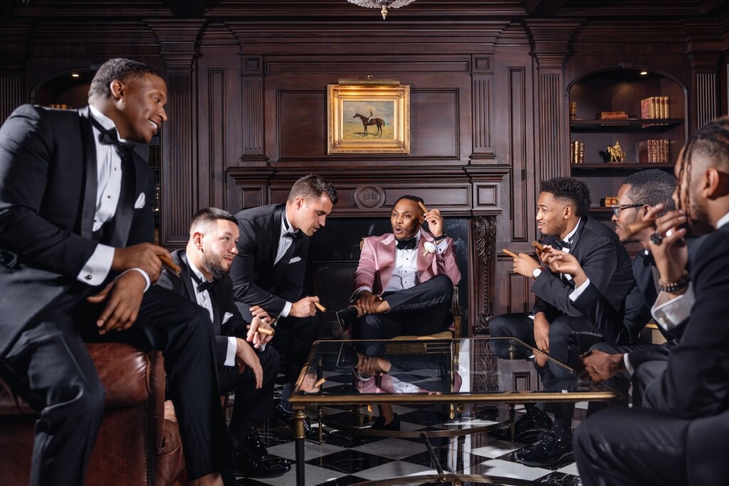 Ashley and William's nuptials at the Park Chateau Estate and Gardens in New Brunswick, New Jersey, featured a glamorous "Great Gatsby meets the Harlem Renaissance" theme with nods to the roaring twenties.