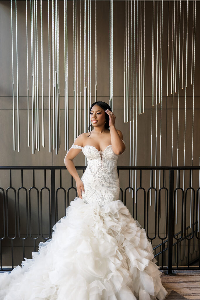 Ayana and Demonté spiced things up with unique decor and couture fashion at their vibrant and modern Moroccan inspired wedding!