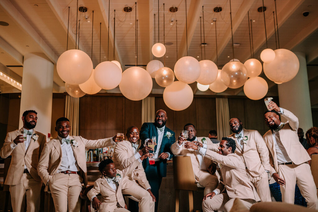 Peteche and Nicholas island-hopped across the Bahamas via plane for their unconventional, luxurious Bahamian wedding!