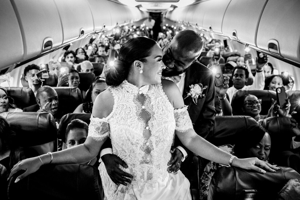Peteche and Nicholas island-hopped across the Bahamas via plane for their unconventional, luxurious Bahamian wedding!
