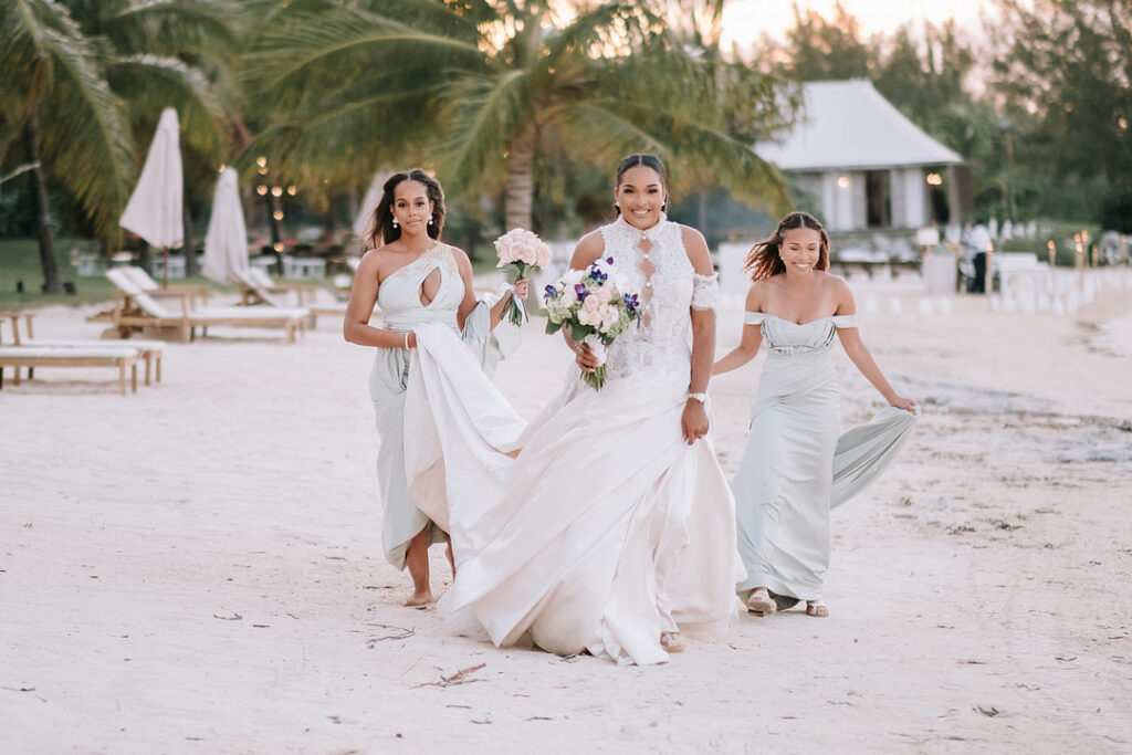 Peteche and Nicholas island-hopped across the Bahamas via plane for their unconventional, luxurious Bahamian wedding!