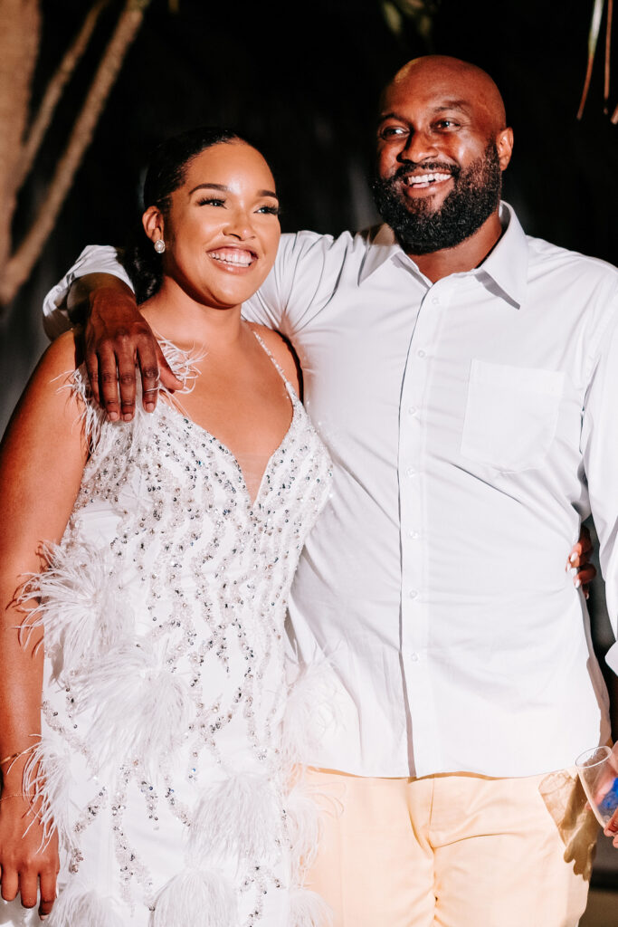 Peteche and Nicholas island-hopped across the Bahamas via plane for their unconventional, luxurious Bahamian wedding!