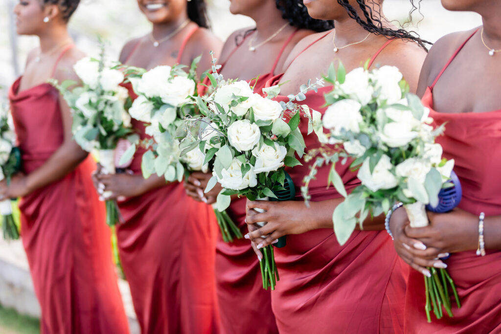 This travel-loving bride and groom exchanged their vows during a luxurious, romantic destination wedding in Jamaica overlooking Montego Bay.