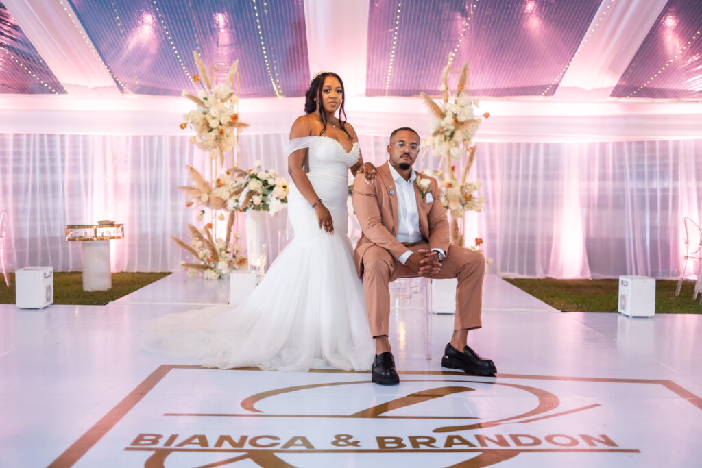 This travel-loving bride and groom exchanged their vows during a luxurious, romantic destination wedding in Jamaica overlooking Montego Bay.