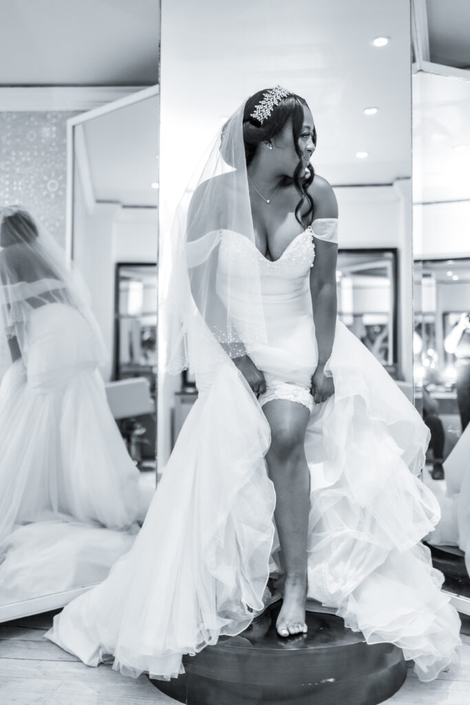 This travel-loving bride and groom exchanged their vows during a luxurious, romantic destination wedding in Jamaica overlooking Montego Bay.