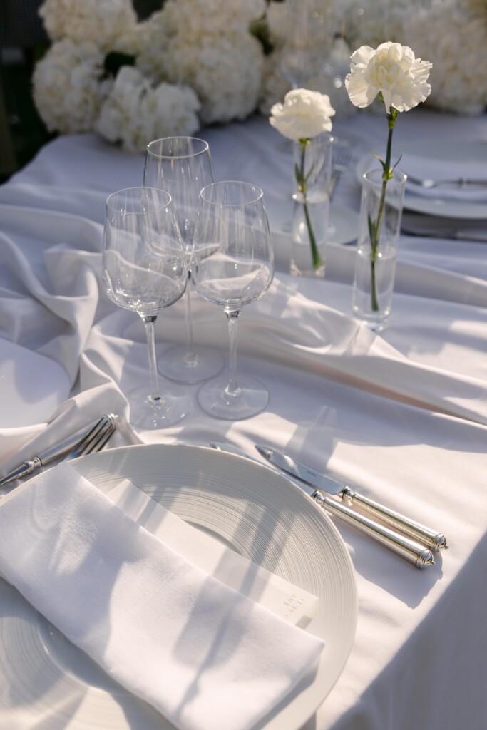 Ebony and Tony's 2-day nuptials, including a white wedding and traditional Ghanaian wedding, came to life in the South of France.