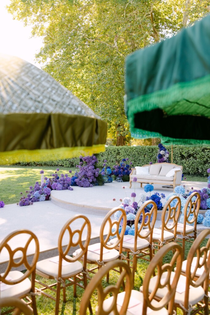 Ebony and Tony's 2-day nuptials, including a white wedding and traditional Ghanaian wedding, came to life in the South of France.