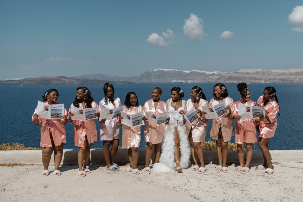 This Greek destination wedding (ft. in Issue 33) features sexy and intimate details with a diamond-inspired virtually designed wedding dress!
