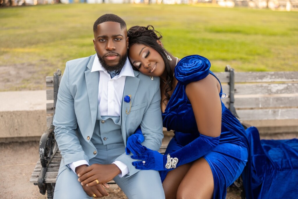 Jasmine & Kj's engagement session in Charleston, South Carolina, was a special tribute to their romance - which was love at first date!