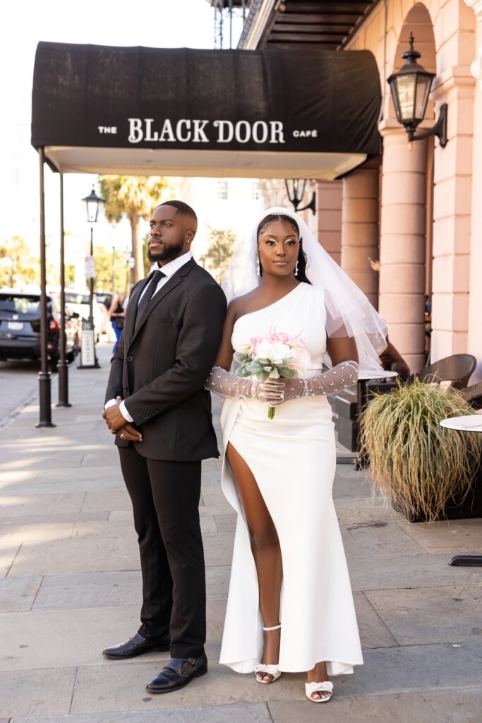 Jasmine & Kj's engagement session in Charleston, South Carolina, was a special tribute to their romance - which was love at first date!