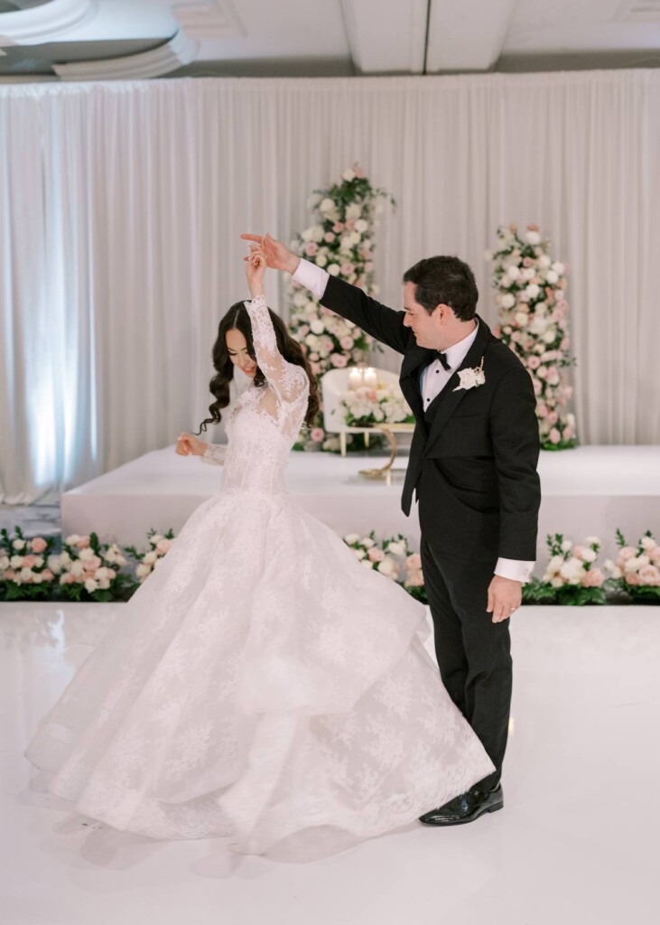 Combining the bride's Afghan heritage with the groom's Egyptian background, Saha and Gamal tied the knot in a timeless multicultural wedding celebration at the Ritz-Carlton in Washington DC, the city where they first met. 