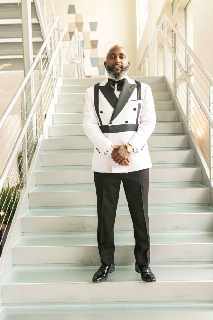 After crossing paths in 2021, Scoot and Chana said "yes" to forever in a glamorous black and white wedding celebration in Summerville, SC.
