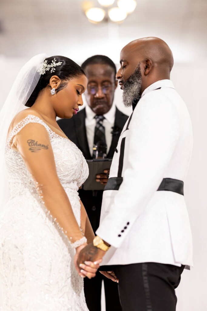 After crossing paths in 2021, Scoot and Chana said "yes" to forever in a glamorous black and white wedding celebration in Summerville, SC.