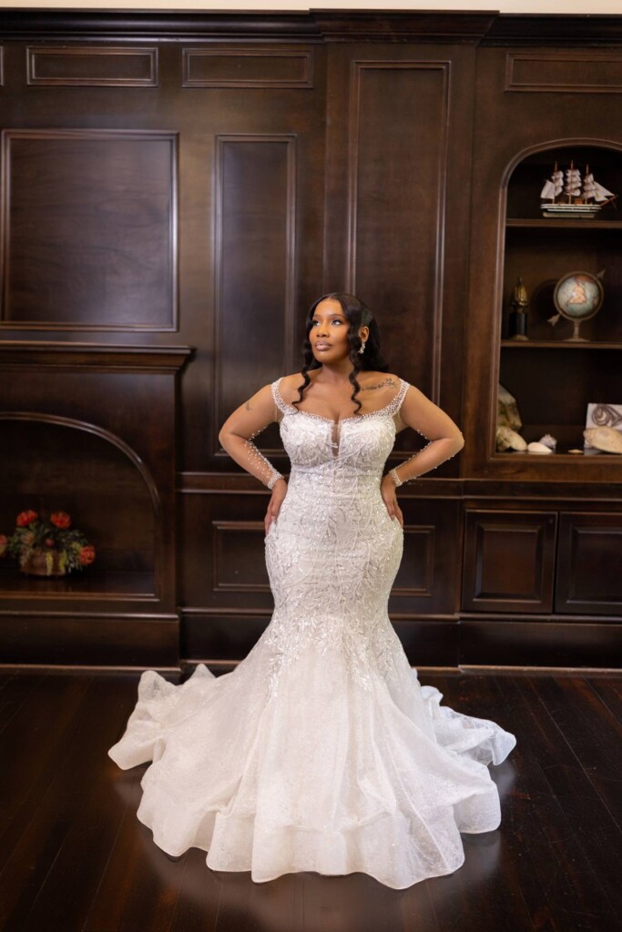 After crossing paths in 2021, Scoot and Chana said "yes" to forever in a glamorous black and white wedding celebration in Summerville, SC.