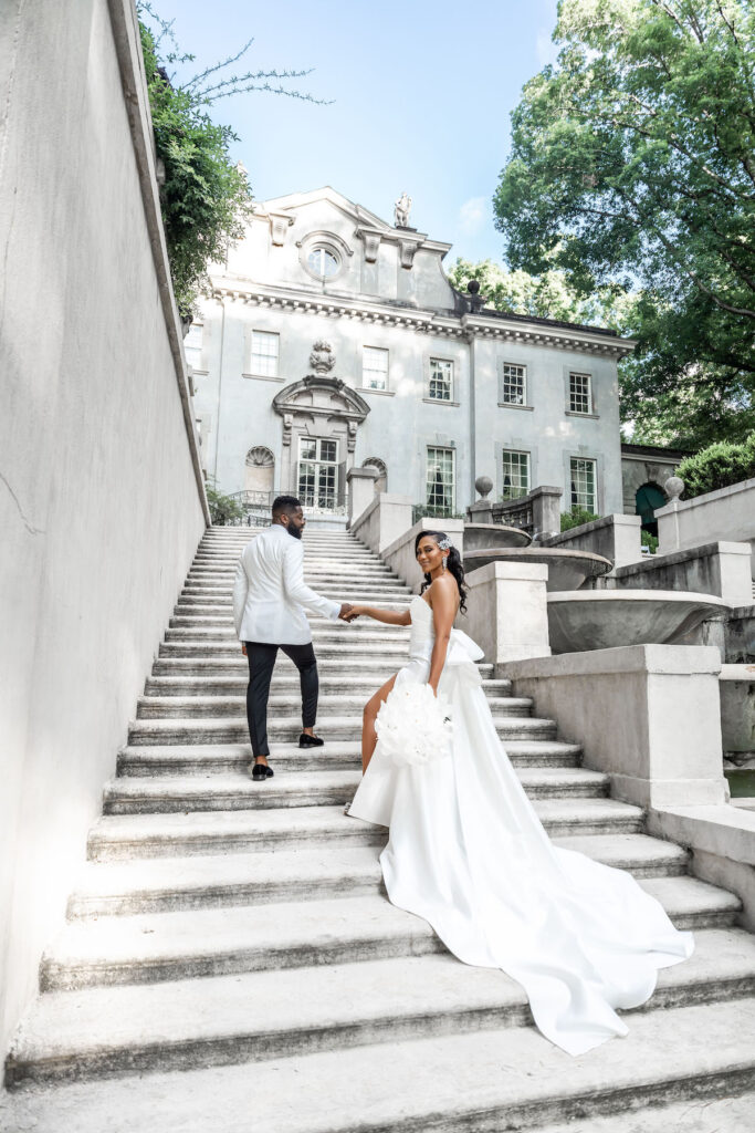 Audrey and Stewart's ethereal multicultural wedding weekend featuring a live ballerina and elegant venue is featured in Issue 33!