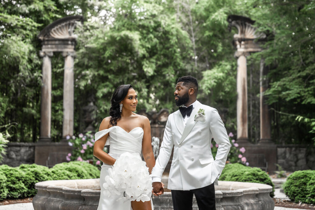 Audrey and Stewart's ethereal multicultural wedding weekend featuring a live ballerina and elegant venue is featured in Issue 33!
