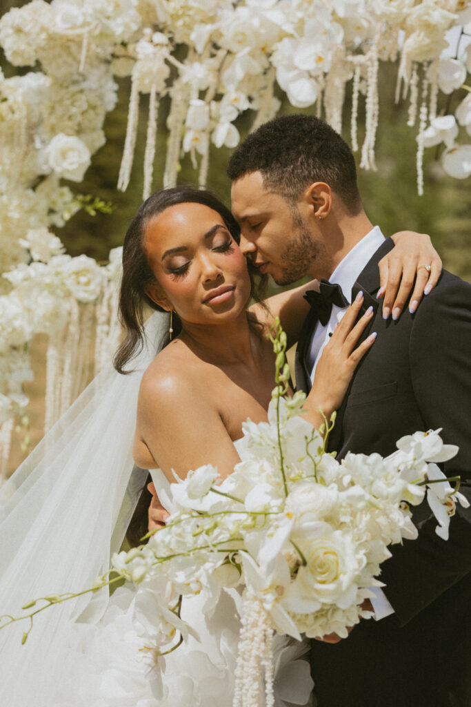 Mountains, 3 wedding dresses, and a fun bowling alley after party. This outdoor wedding had everything for a nature-loving bride and groom.