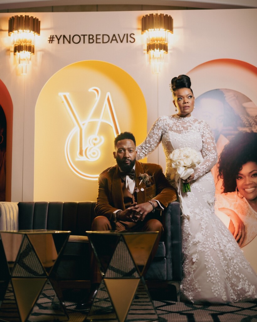 Yvette Nicole Brown and Actor Anthony Davis reflect on their wedding and inspiring love story as MunaLuchi Bride's issue 33 cover couple!