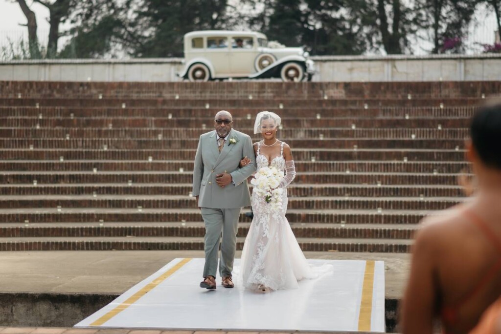 Rose and Chuck cemented their love in a timeless destination wedding amid ancient ruins in Antigua, Guatemala.