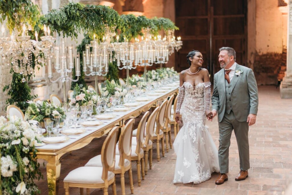 Rose and Chuck cemented their love in a timeless destination wedding amid ancient ruins in Antigua, Guatemala.