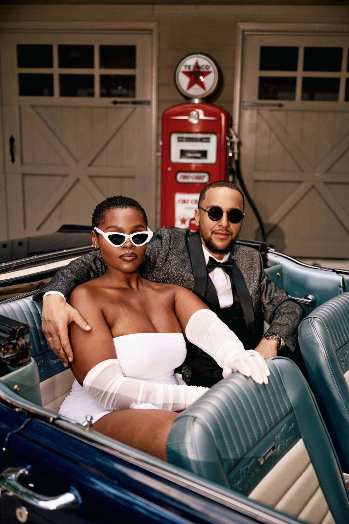 Undeniable Chemistry: A Vintage Engagement Session with Tevin & Zoi