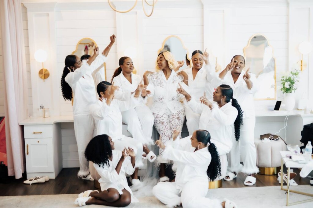 Four years after first connecting via social media, Danielle and Jachovian (Jay) said "yes" to forever in a romantic black and white wedding in Murfreesboro, Tennessee.