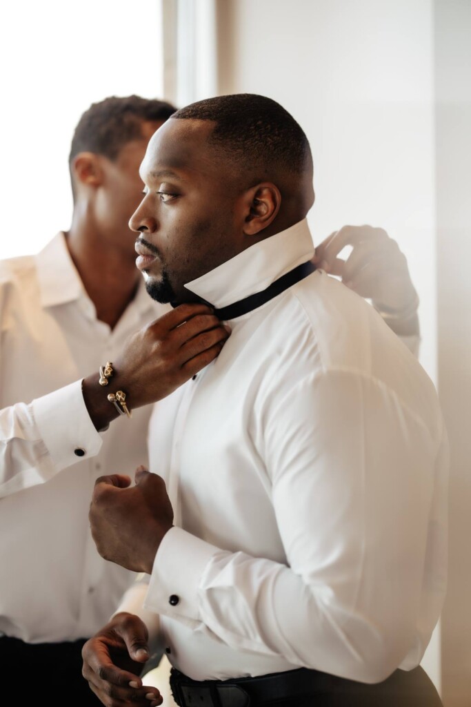 Four years after first connecting via social media, Danielle and Jachovian (Jay) said "yes" to forever in a romantic black and white wedding in Murfreesboro, Tennessee.