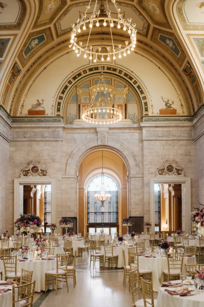 Jazzmin and Olumayokun were married among masterpieces in a dreamy summer wedding at an iconic art museum in Detroit, Michigan.