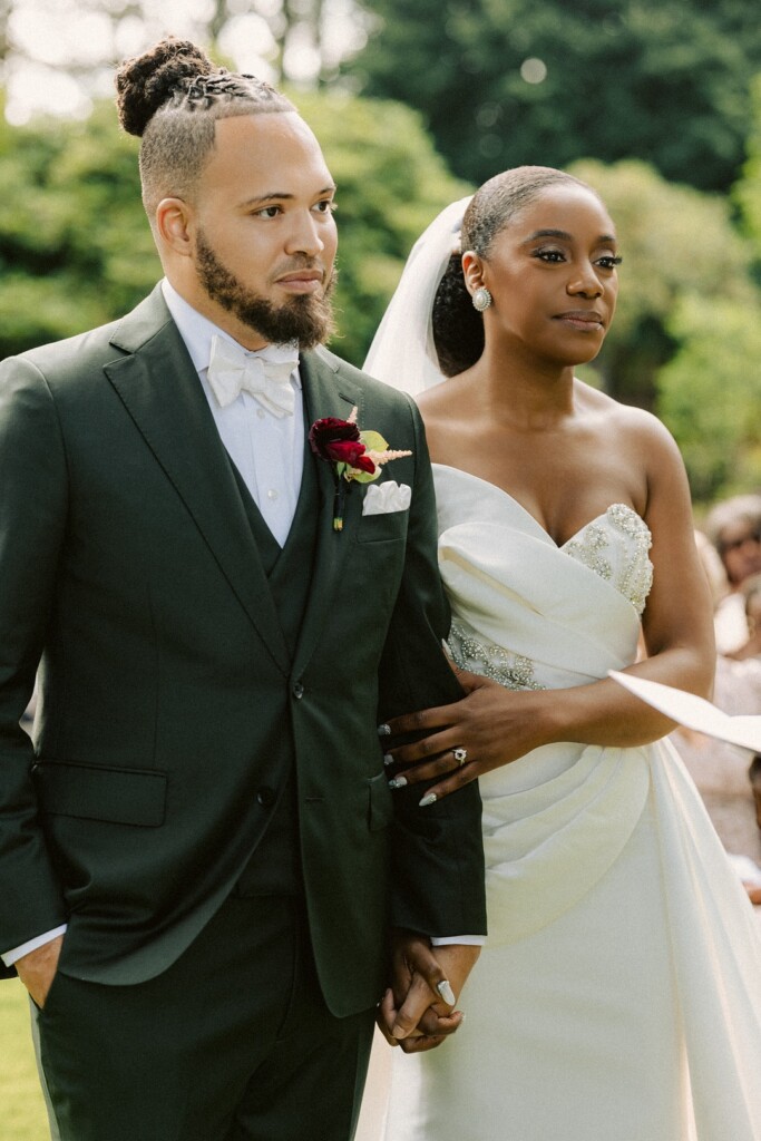Black love and culture took the cake at Cami and Jonathan's beautiful wedding in Rhode Island, which was featured in MunaLuchi Bride magazine, Issue 33!