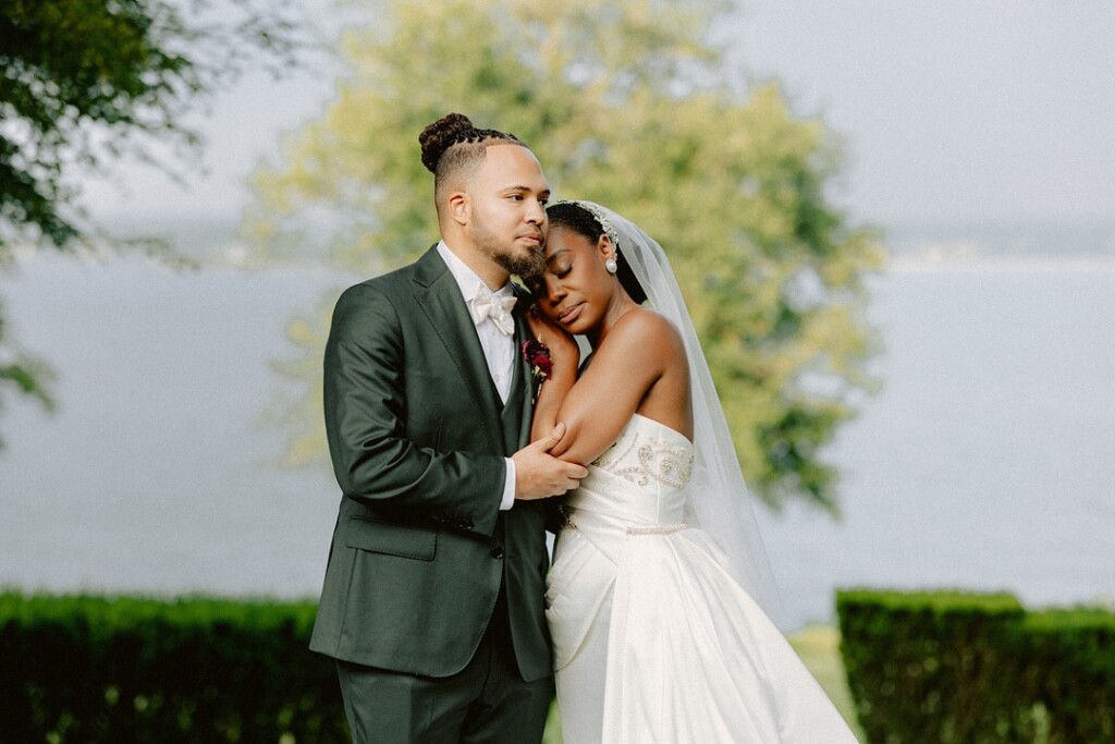 Black love and culture took the cake at Cami and Jonathan's beautiful wedding in Rhode Island, which was featured in MunaLuchi Bride magazine, Issue 33!