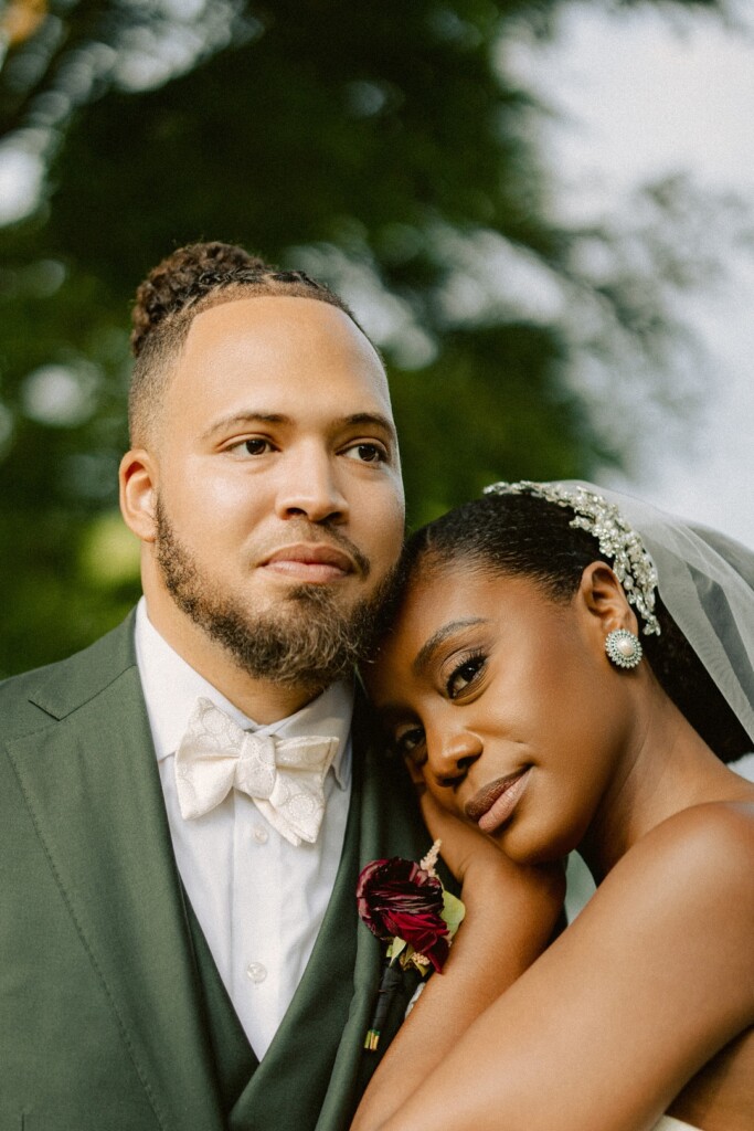 Black love and culture took the cake at Cami and Jonathan's beautiful wedding in Rhode Island, which was featured in MunaLuchi Bride magazine, Issue 33!