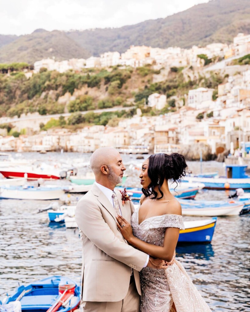 Surrounded by their closest family and friends, David and Mel tied the knot in an intimate destination wedding in southern Italy.
