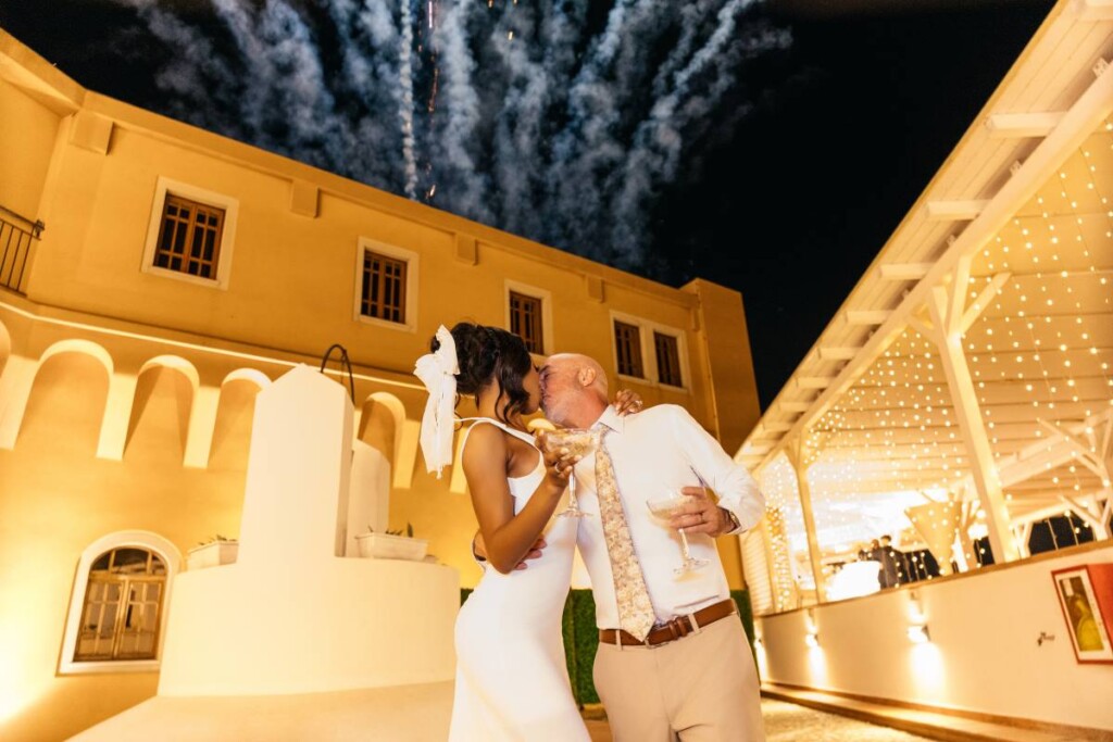 Surrounded by their closest family and friends, David and Mel tied the knot in an intimate destination wedding in southern Italy.