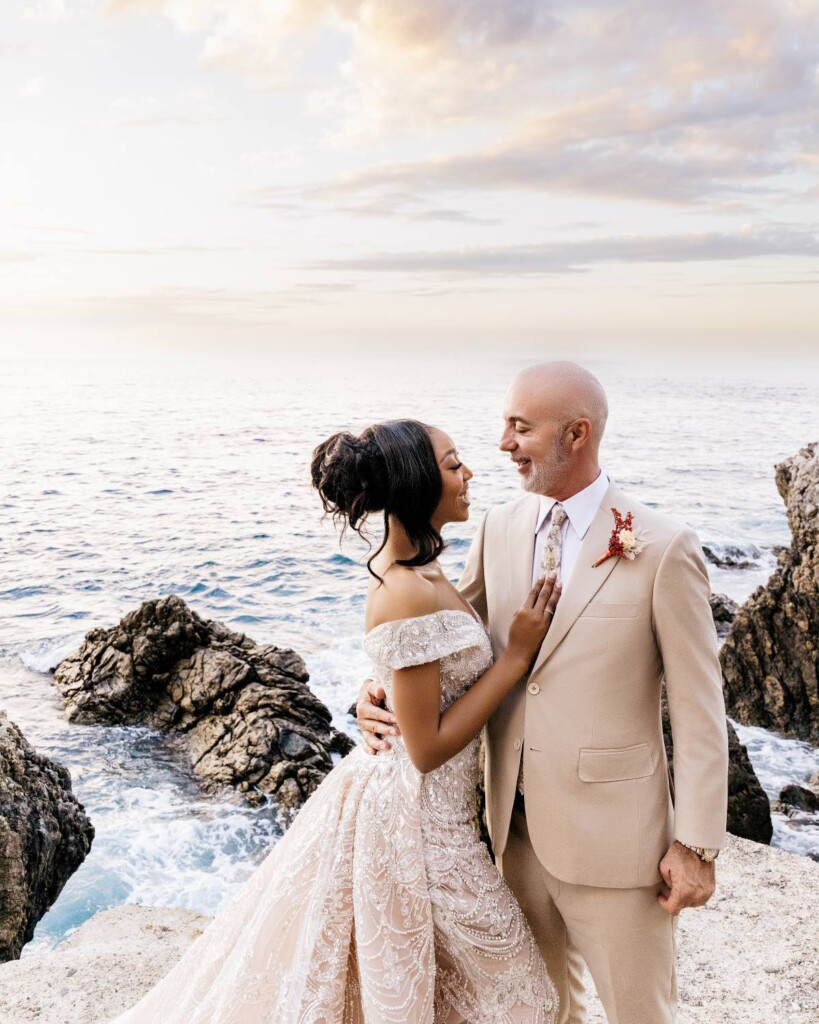 Surrounded by their closest family and friends, David and Mel tied the knot in an intimate destination wedding in southern Italy.