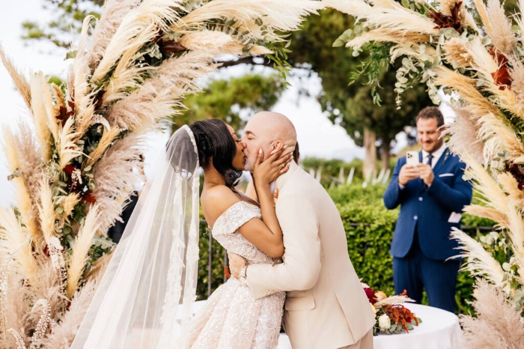 Surrounded by their closest family and friends, David and Mel tied the knot in an intimate destination wedding in southern Italy.