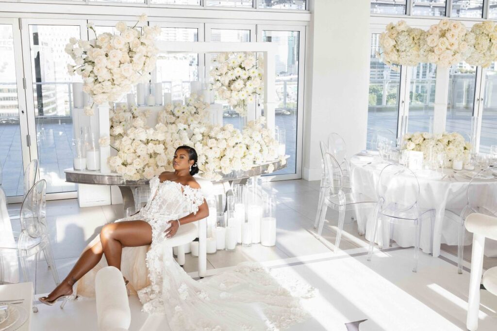 Ethereal Styled Rooftop Wedding Shoot in Miami