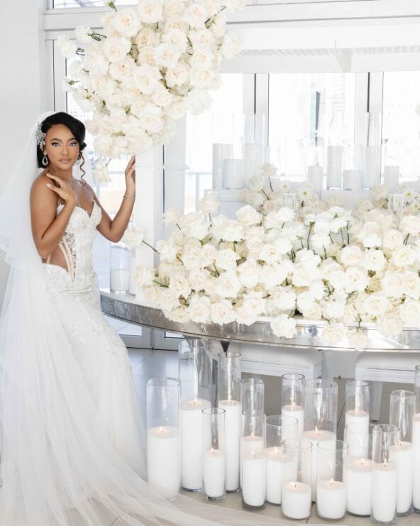 Ethereal Styled Rooftop Wedding Shoot in Miami