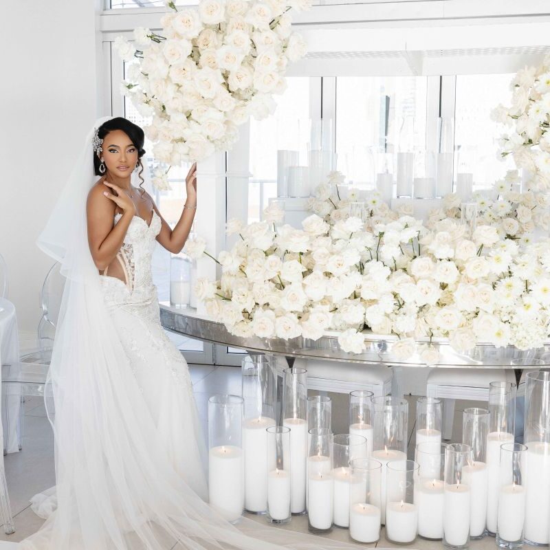 Ethereal Styled Rooftop Wedding Shoot in Miami