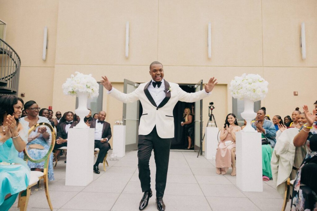 Niya and Jawon took their love to new heights with an opulent Atlanta wedding that ended in a helicopter ride overlooking the city.