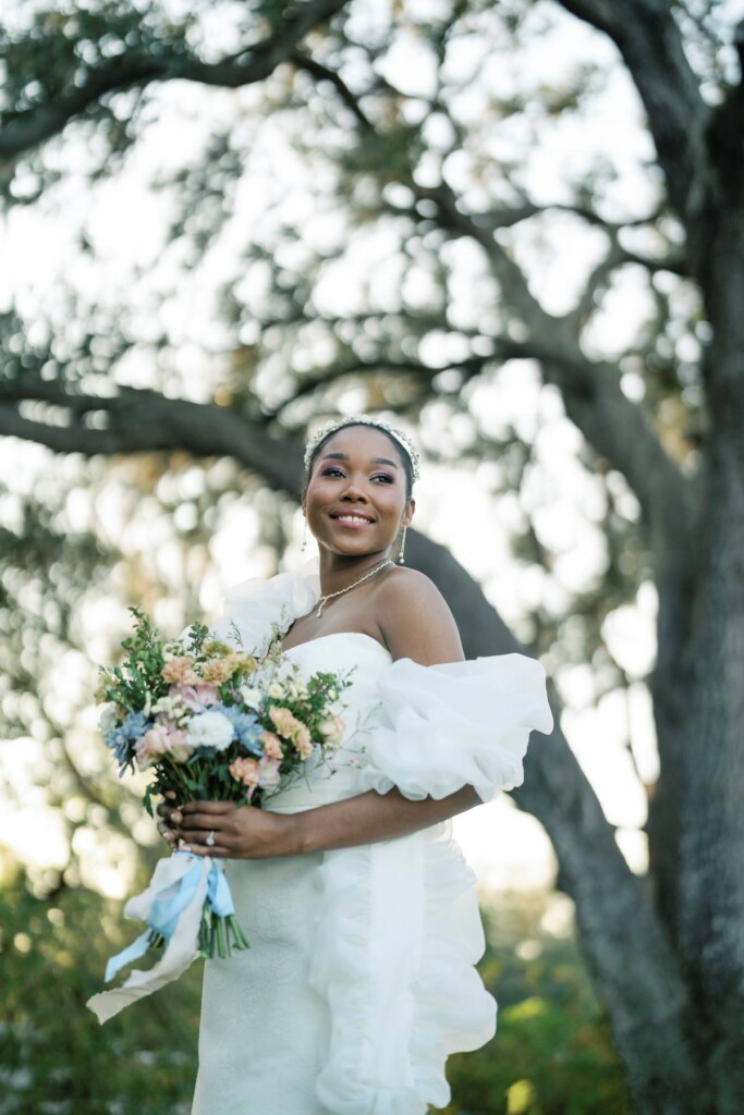 Muted tones and refined textures come together to reimagine elegance in this dreamy pastel styled shoot in Tampa, Florida.