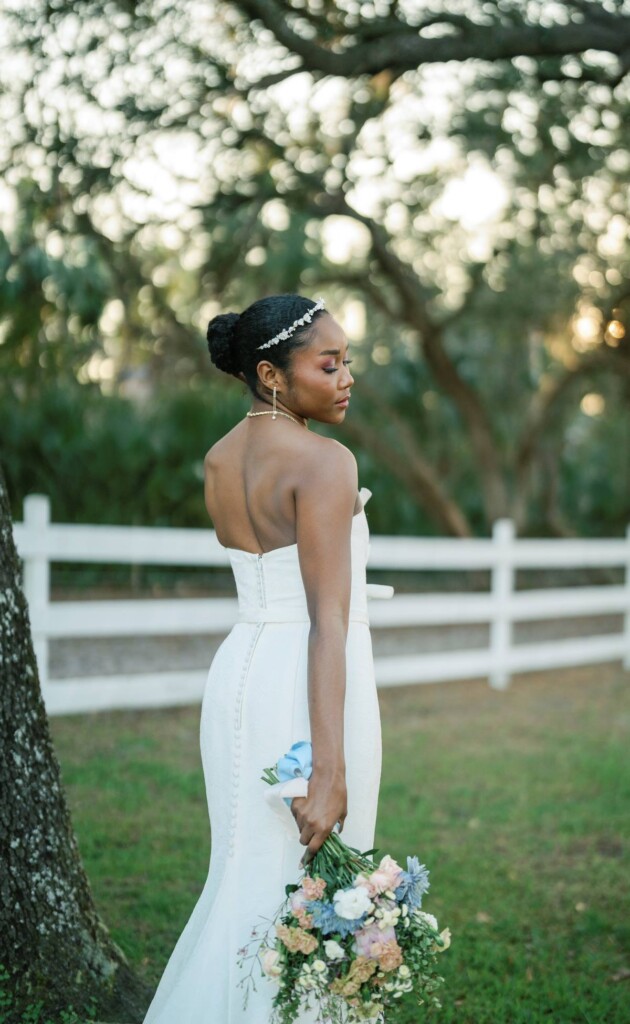 Muted tones and refined textures come together to reimagine elegance in this dreamy pastel styled shoot in Tampa, Florida.