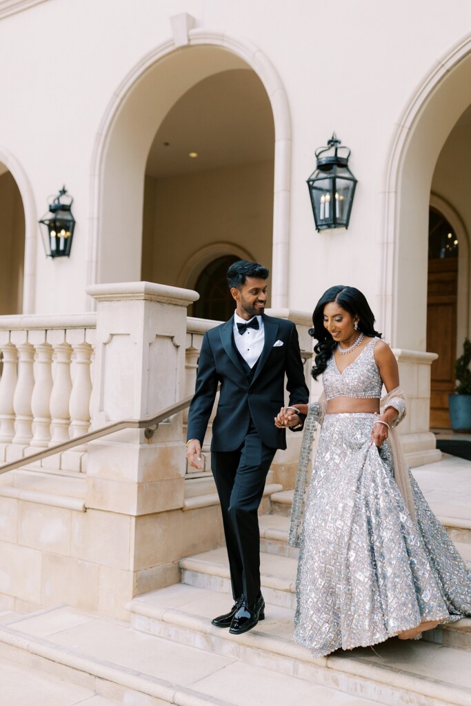 Sneha and Deepan celebrated their love and shared culture in a vibrant South Indian Tamil Wedding at The Club at Ruby Hill in Pleasanton, CA.