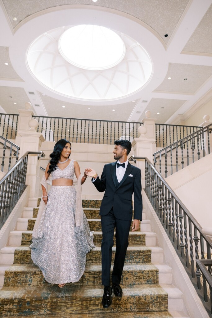 Sneha and Deepan celebrated their love and shared culture in a vibrant South Indian Tamil Wedding at The Club at Ruby Hill in Pleasanton, CA.