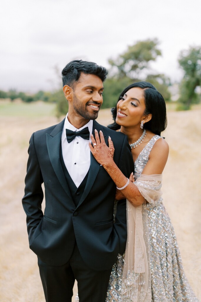 Sneha and Deepan celebrated their love and shared culture in a vibrant South Indian Tamil Wedding at The Club at Ruby Hill in Pleasanton, CA.