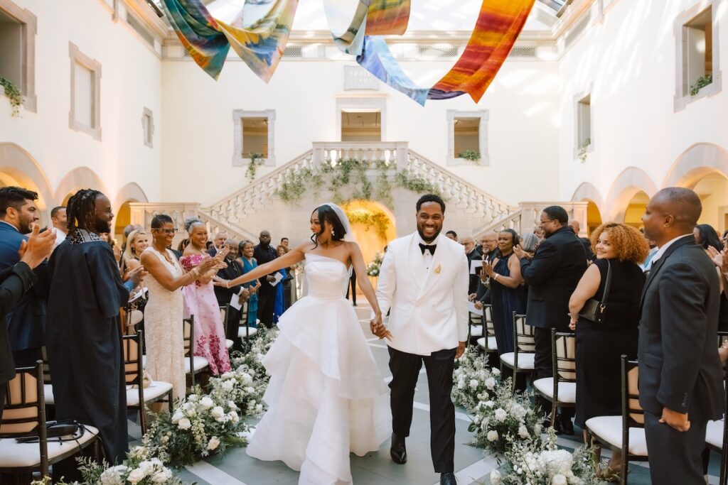 Colby Muhammad of Beyond the Gates Marries Keith Lamar Nixon in a stunning wedding weekend at the Chrysler Museum of Art in Norfolk, VA.
