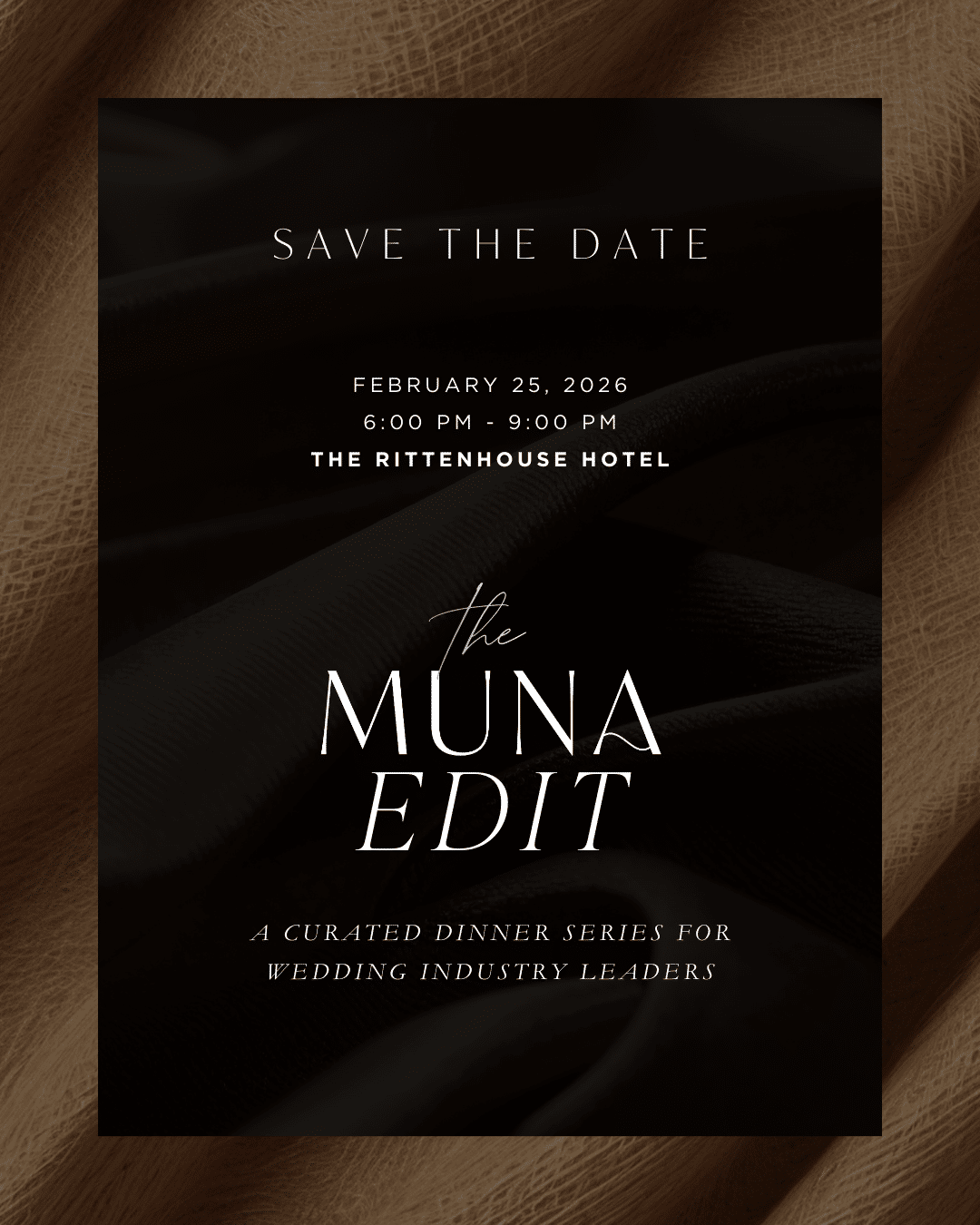 Save the Date: The Muna Edit Dinner Series Launches in Philadelphia